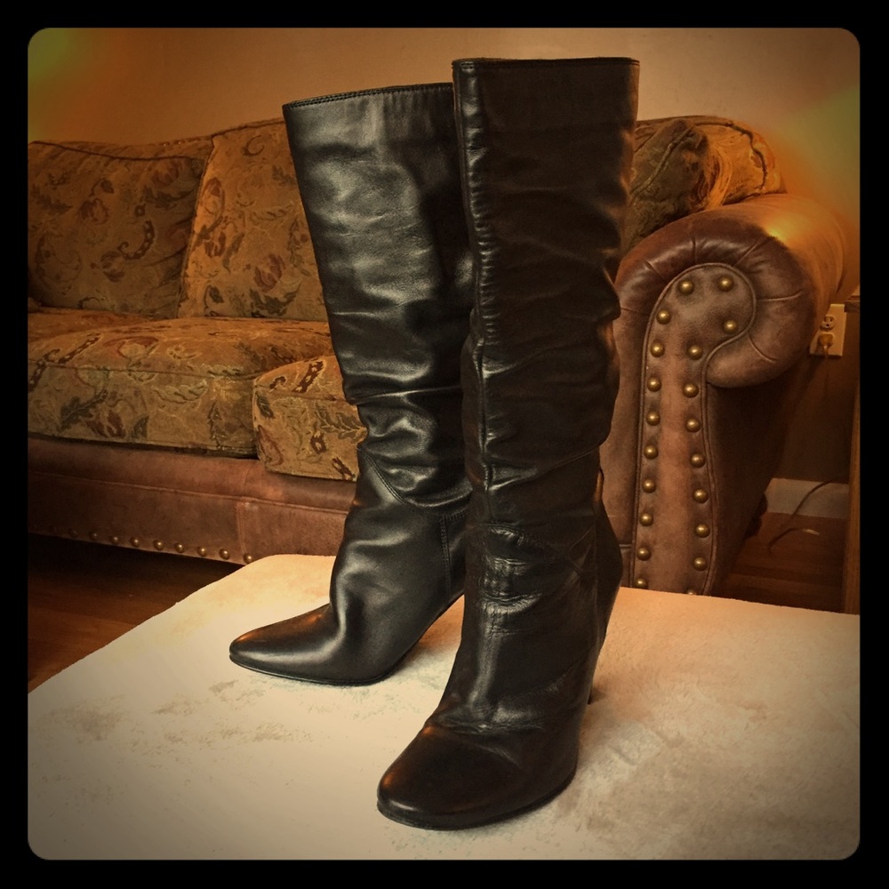 Black High Heel Boots